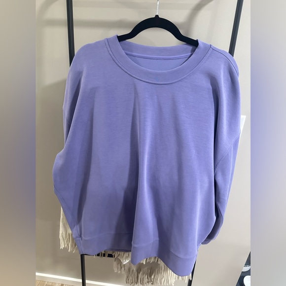 Lululemon Softstream pullover in Dark Lavender Size 12 - Picture 1 of 3